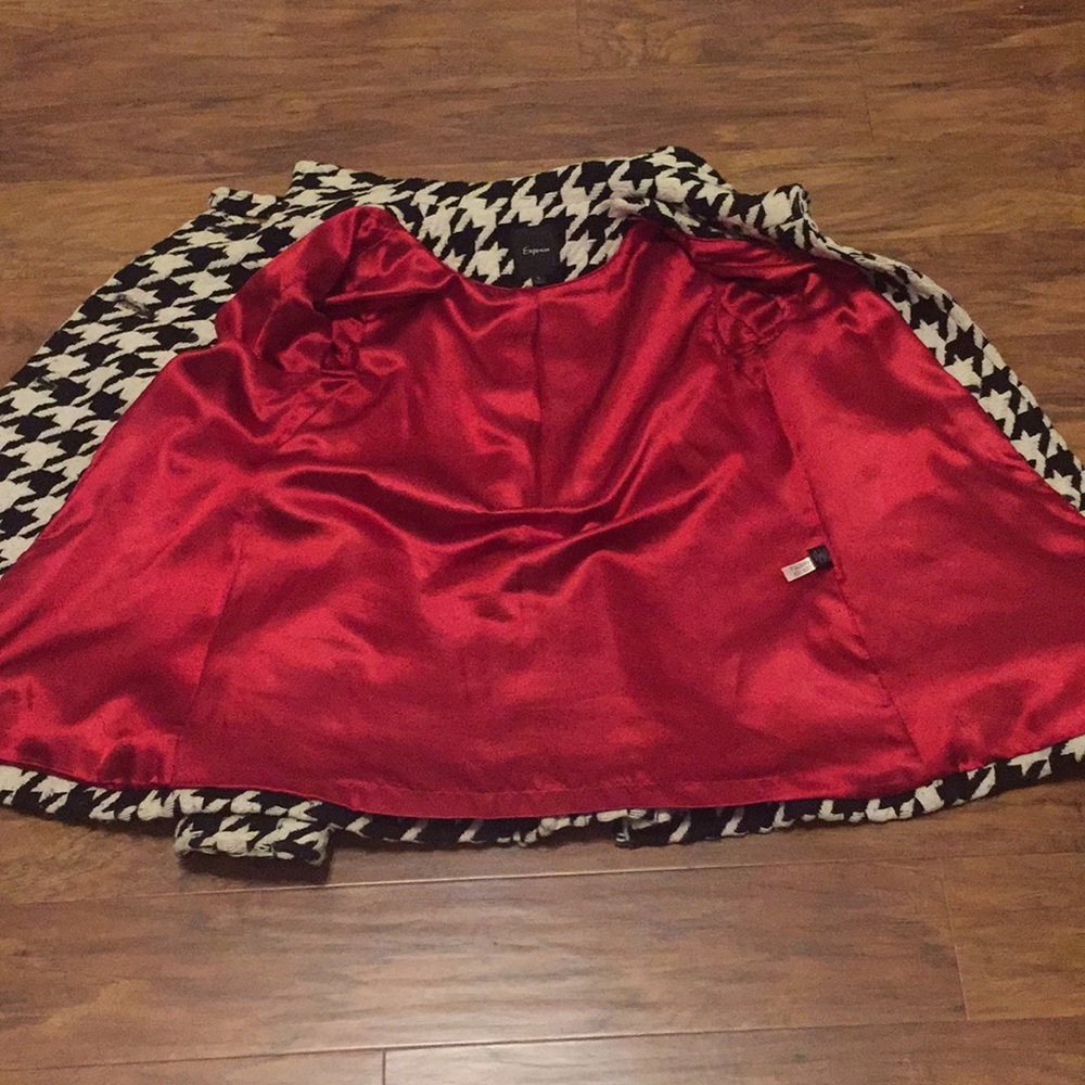 Express Houndstooth Peacoat Jacket - image 3